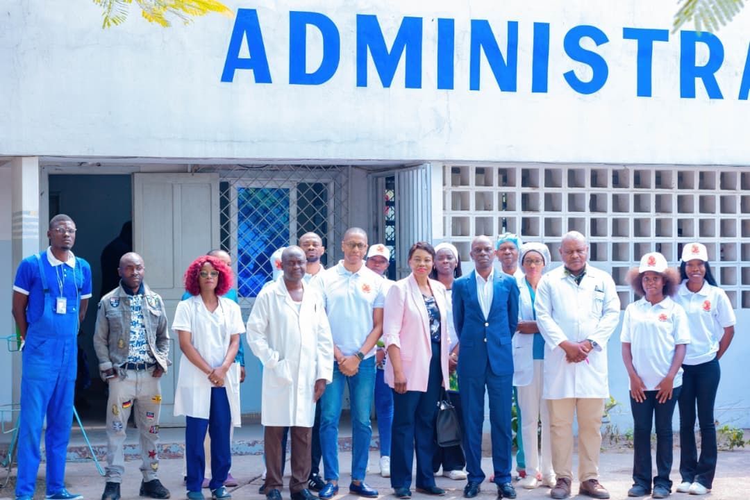 Distribution de matériel à Brazzaville